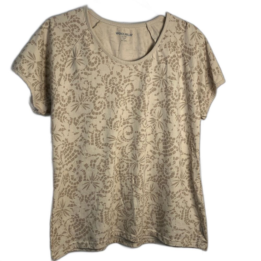 Woolrich neutral patterned top